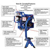 Image of BATA B1 Curveball Baseball Pitching Machine PM Bata B1C BB 10