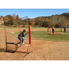 Image of Bownet 7' x 7' Softball Pitch Thru Screen w/ Frame BowSC-R Combo