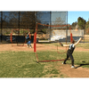 Image of Bownet 7' x 7' Softball Pitch Thru Screen w/ Frame BowSC-R Combo
