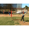 Image of Bownet 7' x 7' Softball Pitch Thru Screen w/ Frame BowSC-R Combo