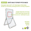 Image of Champion Sports 42" x 72" Multi-Sport Pitch Back Screen BN4272