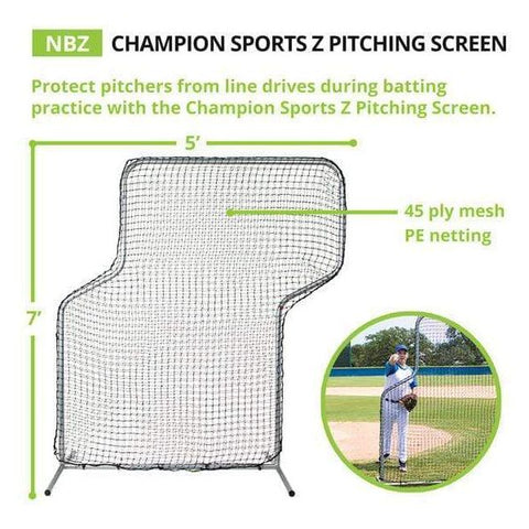 Champion Sports 5' x 7' Pitching "Z" Screen ZSCREEN