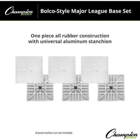 Champion Sports Bolco Style Major League Base Set MLB175SET