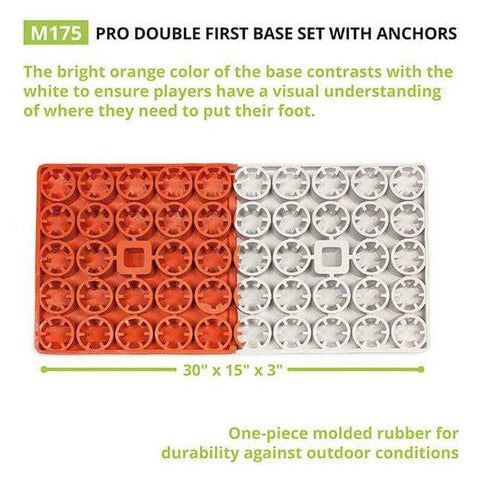 Champion Sports Pro Double First Base w/ Anchors M175