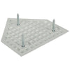 Image of Champro Waffle Bottom Home Plate With Spikes B032