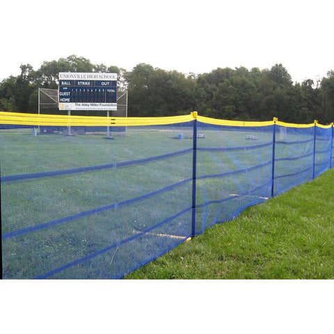 Coversports Above-Ground Grand Slam Fencing 5' Pole Distance (With Loops)