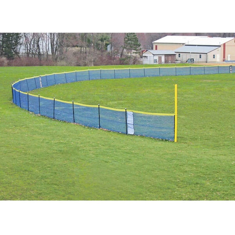 Coversports Grand Slam Fencing In-Ground Fence 10' Pole Distance (With Loops)