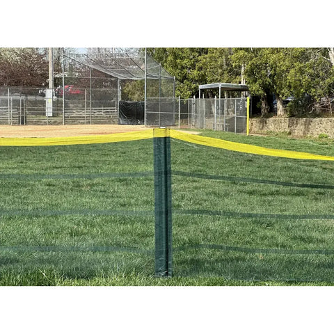 Coversports Grand Slam Fencing  In-Ground Fence 10' Pole Distance (With Pockets & Sockets)