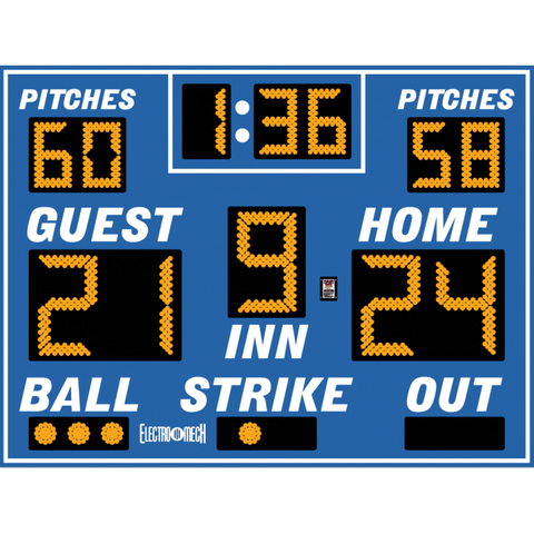 Electro-Mech LX113 Compact Baseball Scoreboards