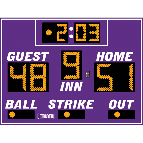 Electro-Mech LX113 Compact Baseball Scoreboards