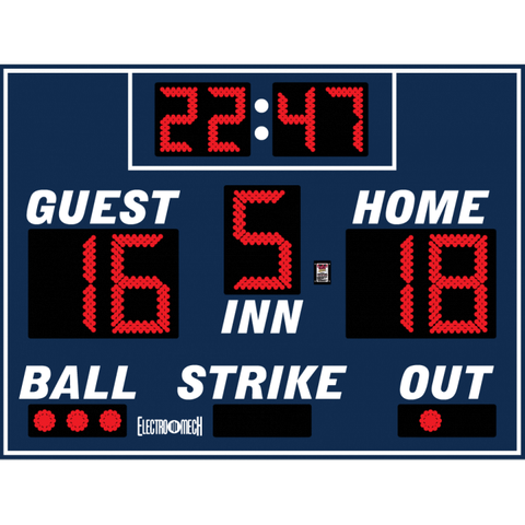 Electro-Mech LX113 Compact Baseball Scoreboards