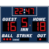 Image of Electro-Mech LX113 Compact Baseball Scoreboards