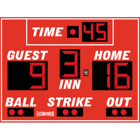 Electro-Mech LX113 Compact Baseball Scoreboards