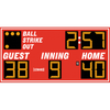 Image of Electro-Mech LX134 Baseball Scoreboards With BSO Bullets