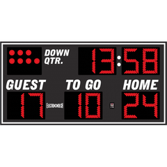 Electro-Mech LX1360 Compact Multi-Sport Scoreboard (10'x5')