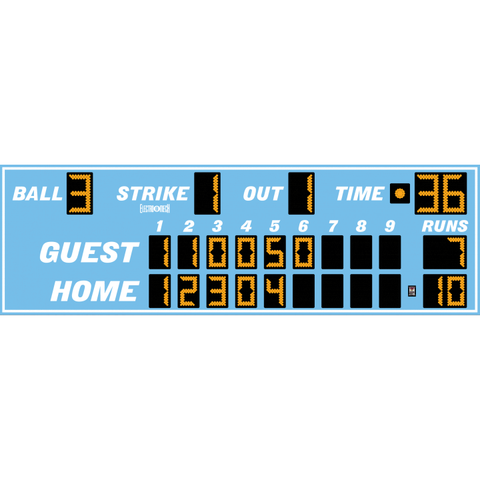Electro-Mech LX171 Compact Nine Inning Baseball Scoreboards