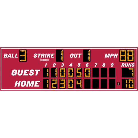 Electro-Mech LX171 Compact Nine Inning Baseball Scoreboards