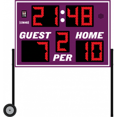 Electro-Mech LX6320 Outdoor Portable Multi-Sport Scoreboards (5'x3-1/2')