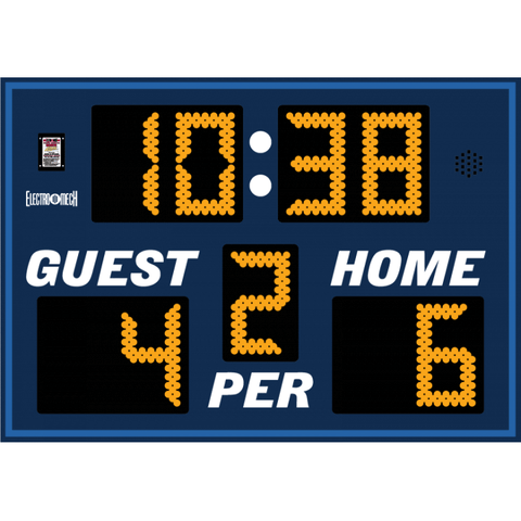 Electro-Mech LX6324 Outdoor Portable Multi-Sport Scoreboards (5'x3-1/2')