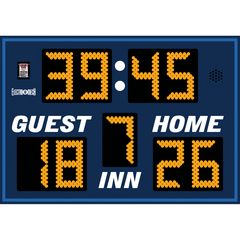 Electro-Mech LX6324 Outdoor Portable Multi-Sport Scoreboards (5'x3-1/2')