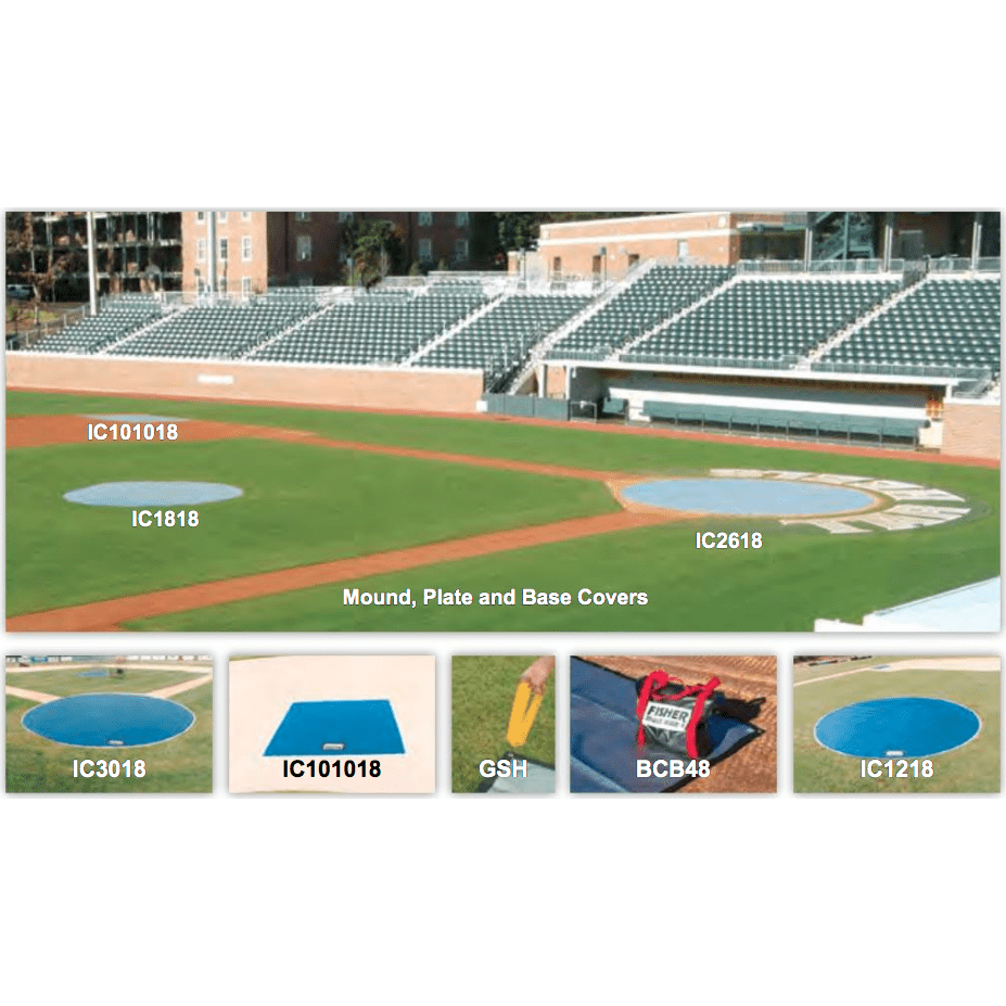baseball mound tarps Fisher Athletic 18oz Field Mound Protector – Baseball Mound Supply