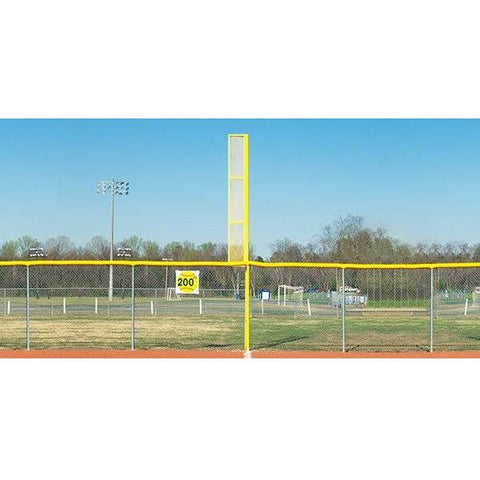 Fisher Athletic 21' H Varsity Foul Poles w/ Ground Sleeves FP20GS (Pair)