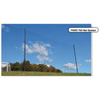 Image of Fisher Athletic 4'' SQ Sports Field Netting w/ Pulley System