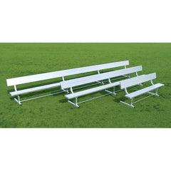 Fisher Outdoor Aluminum Benches with Backrest