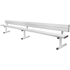 Gill Portable Aluminum Bench With Back