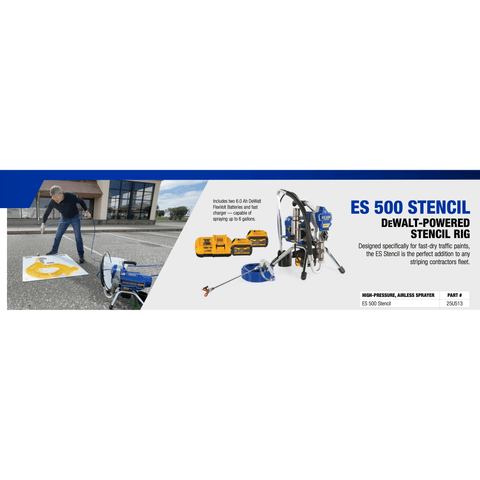 Graco ES500 Stencil Battery-Powered Stencil Rig 25U513
