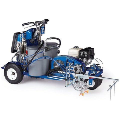 Graco LineLazer V 250DC HP Automatic Series Self-Propelled Gas Hydraulic Airless Line Striper, 2 Auto Guns