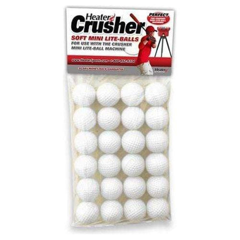 Heater Crusher Soft Mini Pitching Machine Lite-Balls (2 Dozen) CR12
