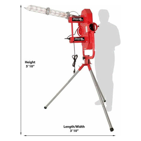 Heater Deuce 95 MPH 2 Wheel Curveball Pitching Machine w/ Auto Feeder DC899