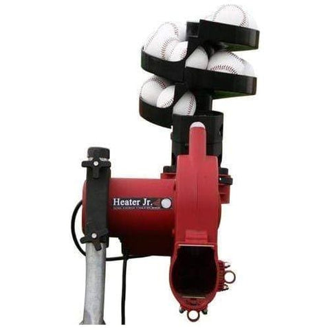 Heater Jr. Baseball Pitching Machine w/ Xtender 24' Batting Cage BSC599