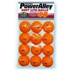 Heater PowerAlley 40 MPH Orange Soft Lite Pitching Machine Baseballs