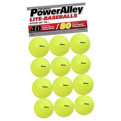 Heater PowerAlley 80 MPH Green Lite Pitching Machine Baseballs