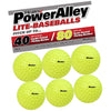 Image of Heater PowerAlley 80 MPH Green Lite Pitching Machine Baseballs