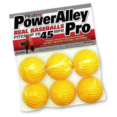 Heater PowerAlley Pro 45 MPH Real Pitching Machine Baseballs PAPMB29
