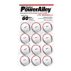 Image of Heater PowerAlley Seamed 60 MPH White Lite Baseballs