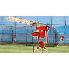 Heater Pro Curveball Baseball Pitching Machine w/ Xtender 24' Batting Cage HTRPRO799
