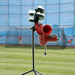 Heater Slider Lite 360 Baseball Machine w/ PowerAlley 22' Batting Cage SL359