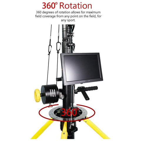 Hi-Pod Pro X31 (HD)+Mobile Kit - 31FT Pole Sports Video Recording Camera System