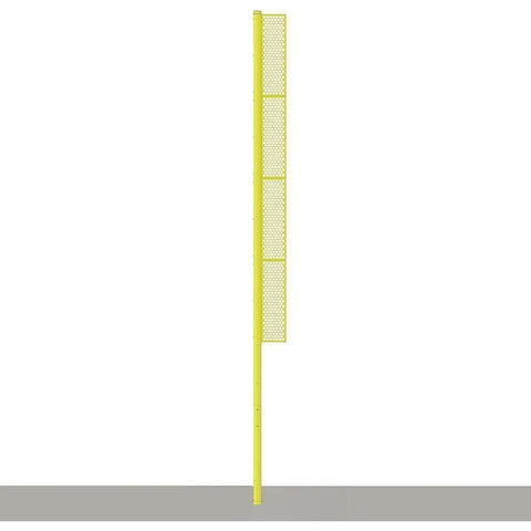 Jaypro Baseball Foul Poles - Professional (30') - (Surface Mount) (Yellow) BBFP-30SM