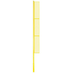 Jaypro Baseball Foul Poles - Professional (30') - (Yellow) BBFP-30