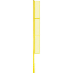 Jaypro Baseball Foul Poles - Professional (30') - (Yellow) BBFP-30
