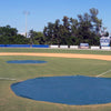 Image of Jaypro Baseball Rain Cover with Ground Stakes (Round - 18 oz. UV Treated Vinyl) BBRC