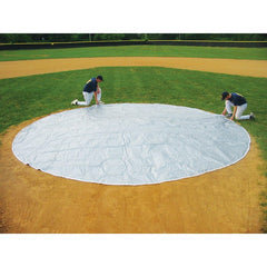 Jaypro Baseball Tarp with Weighted Hem (18' Round - 6 oz. Polyethylene) WWMC