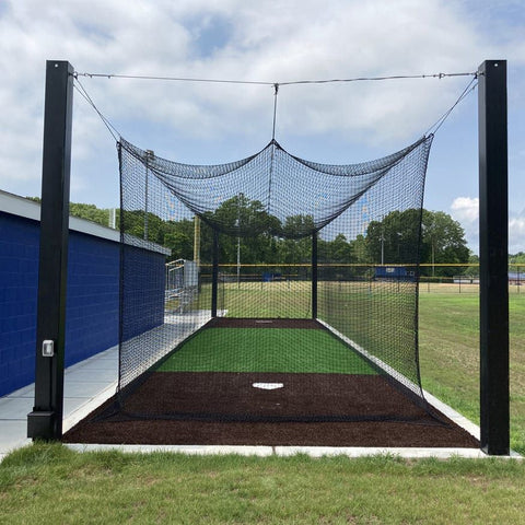 Jaypro Batting Cage Tunnel - Mega Outdoor - (55') - Single MPCTF-55S