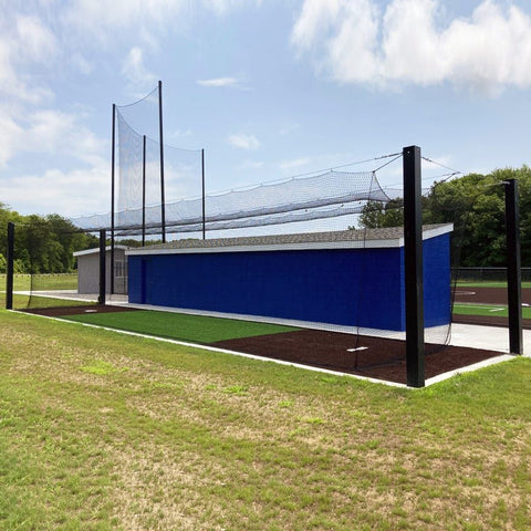 Jaypro Batting Cage Tunnel - Mega Outdoor - (55') - Single MPCTF-55S