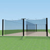 Image of Jaypro Batting Cage Tunnel - Mega Outdoor - (55') - Tandem MPCTF-55D